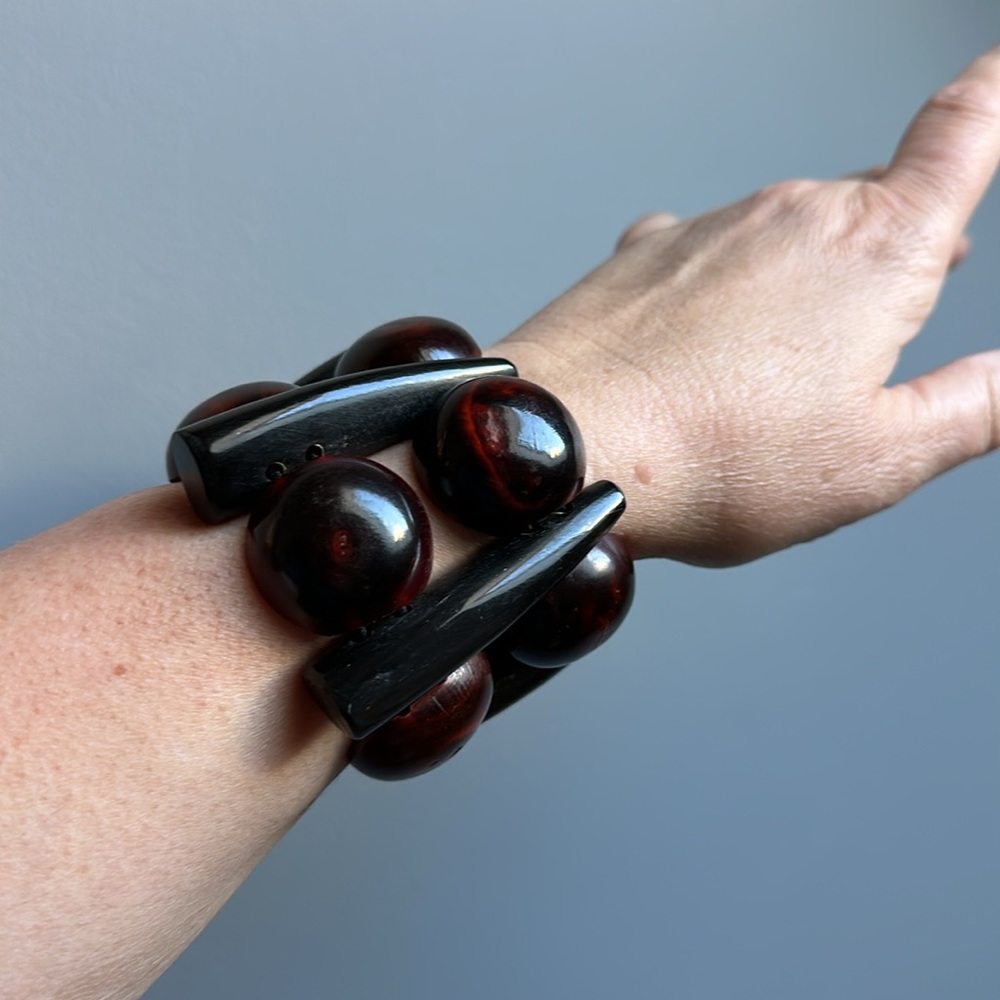 Monies Supermodel Bold Horn Bracelet